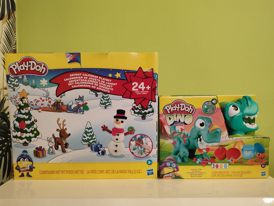 Ciastolina Play-Doh Kalendarz adwentowy i Przeżywający dinozaur