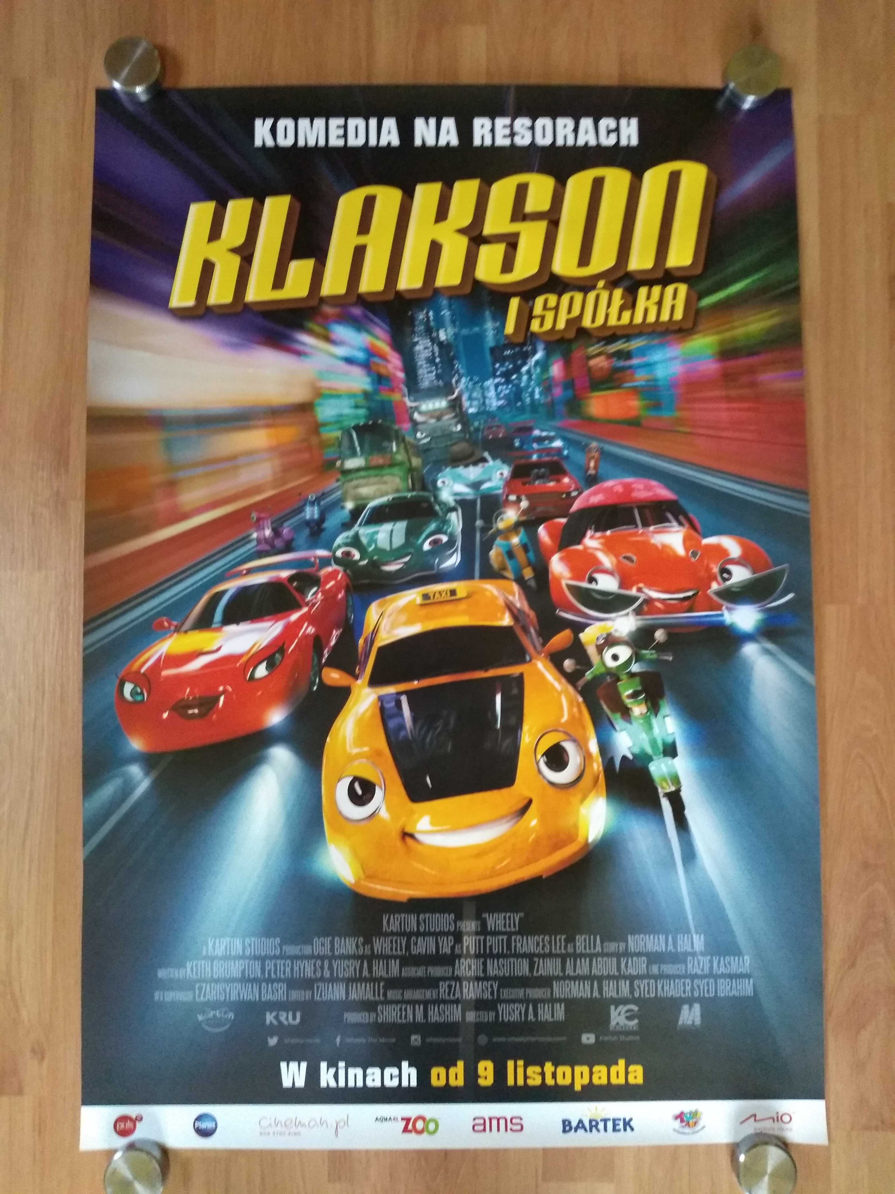 Plakat filmowy KLAKSON I SPÓŁKA/Oryginał z2018 roku.