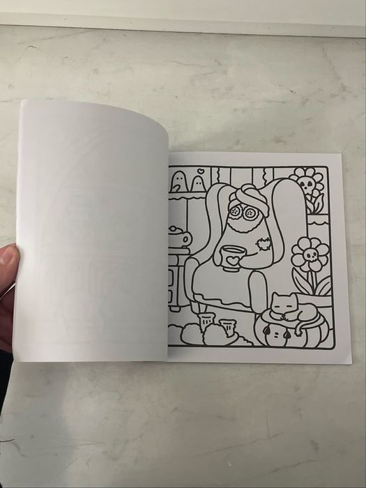 Розмальовка антистрес для маркерів для дітей і дорослих SPOOKY CUTIE