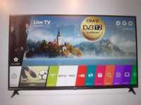 telewizor smart 49" lg 49uj620v wifi youtube netflix 4k telewizja t-2