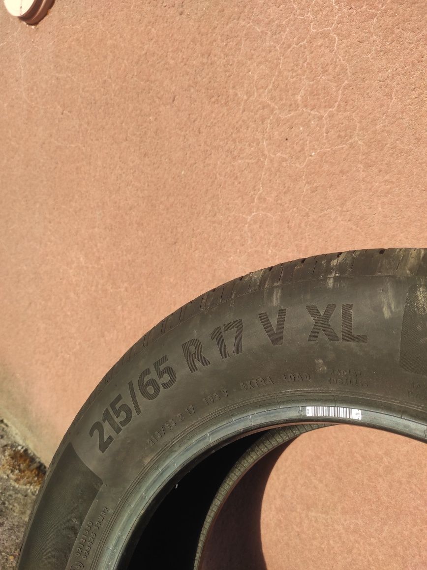 Opony  215/65R17 XL 4sztuki.