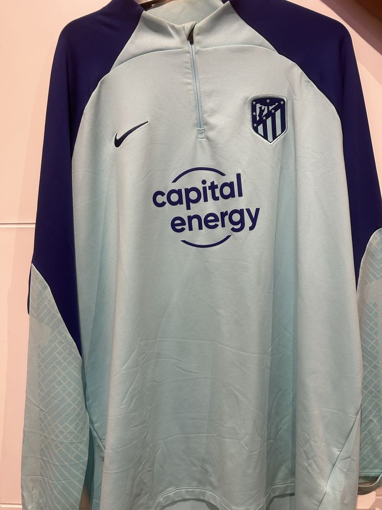 Casaco com fecho ate ao peito atletico madrid XXL