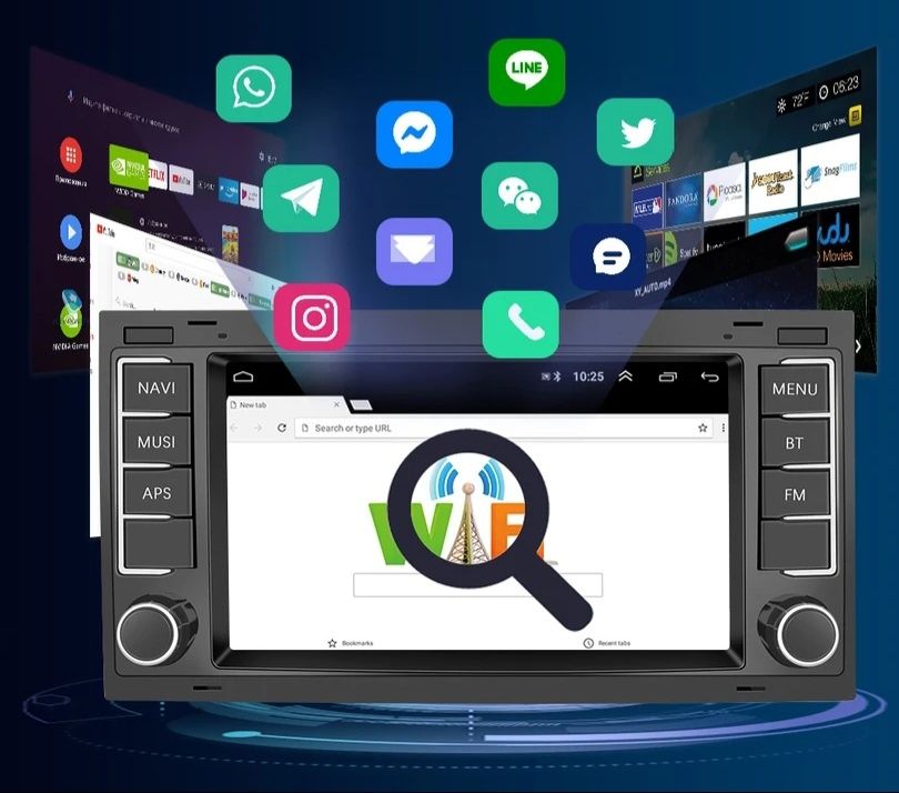 Radio nawigacja VW MULTIVAN  TOUAREG   Android auto
