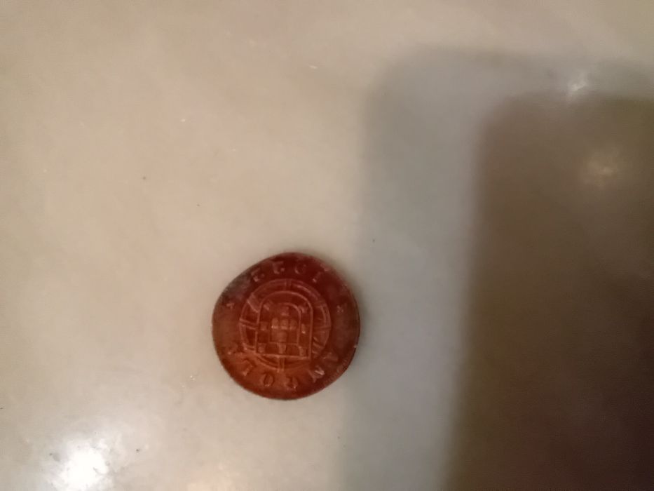 Moeda Antiga 5 Centavos Angola 1922