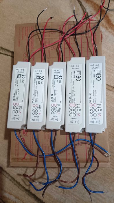 Zasilacz LED 12V Wodoodporny Hermetyczny Do Taśm 3A, 5A