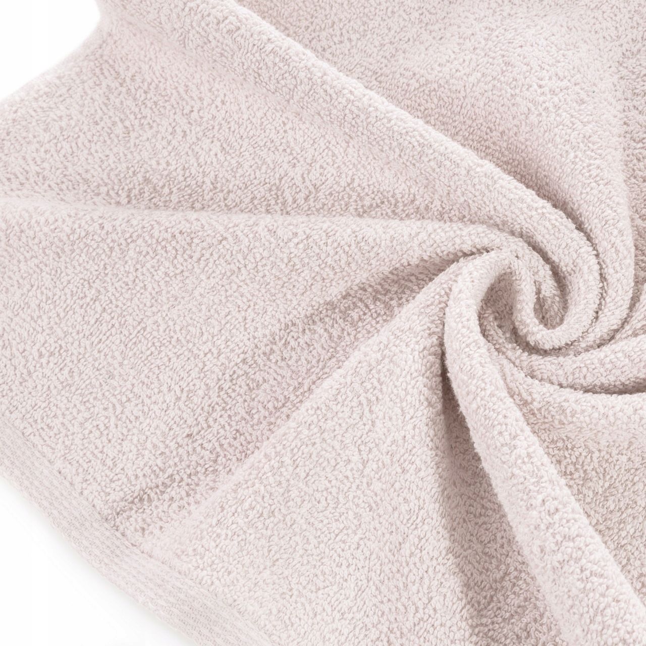 Ręcznik Gładki 1/50x90/30 pudrowy 400g/m2 frotte