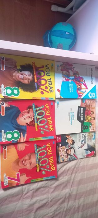 Cadernos de fichas do 8 ano e 7 ano
