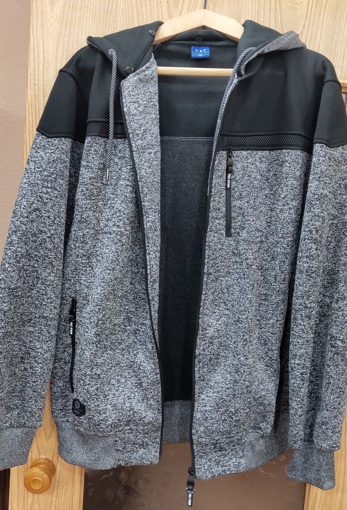 Куртка кофта чоловіча спортивна тепла T&C STAR , толстовка 5XL