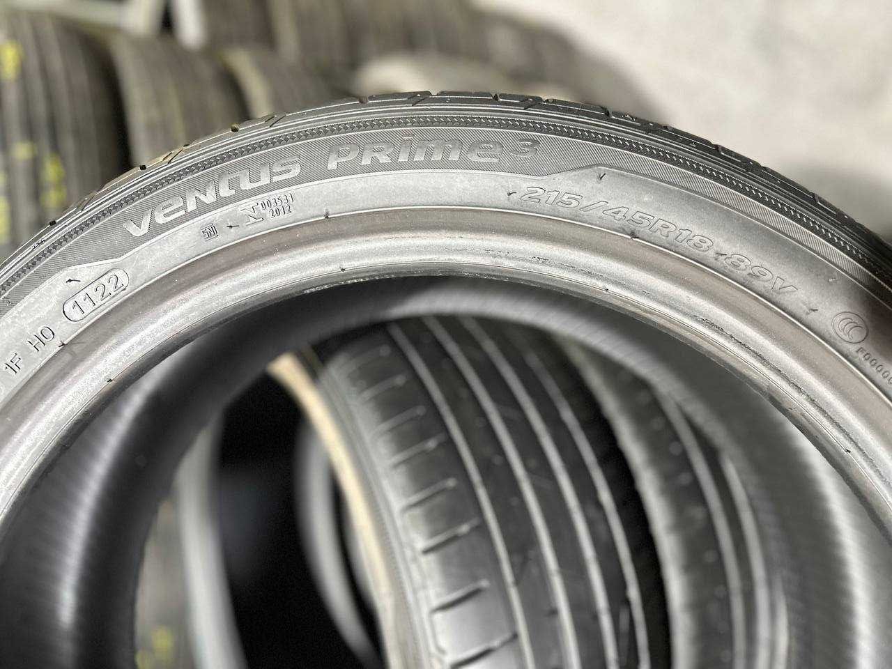 Літні шини 215/45 R18 Hankook VentusPrime3 4шт 2022рік