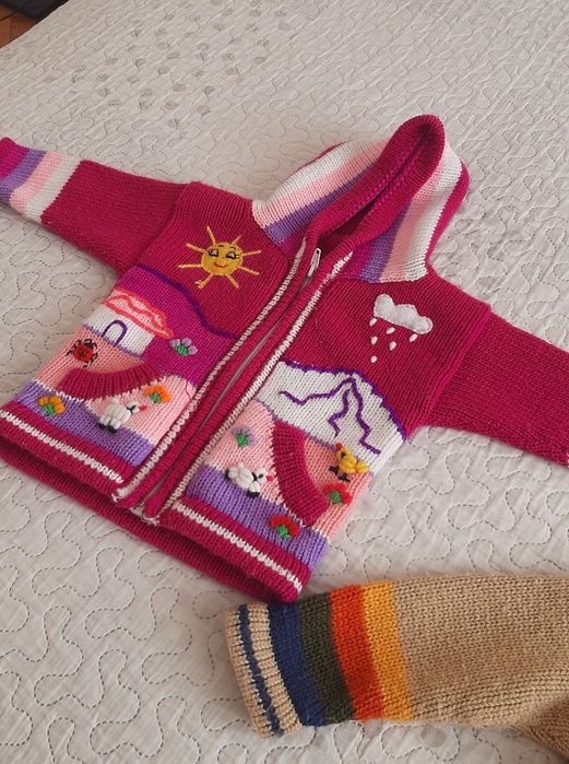 Sweterki peruwiańskie 2-3 lata