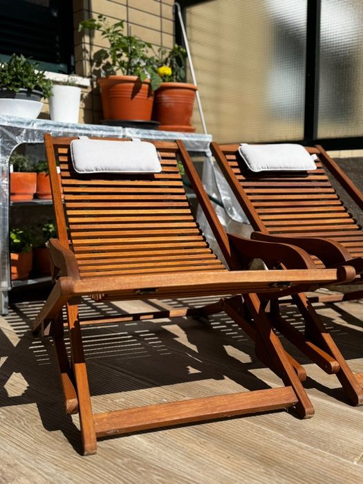 Espreguiçadeira / Cadeira de jardim dobrável