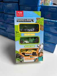 Minecraft Samochodziki Metalowe Zestaw autka Resoraki nie HotWheels