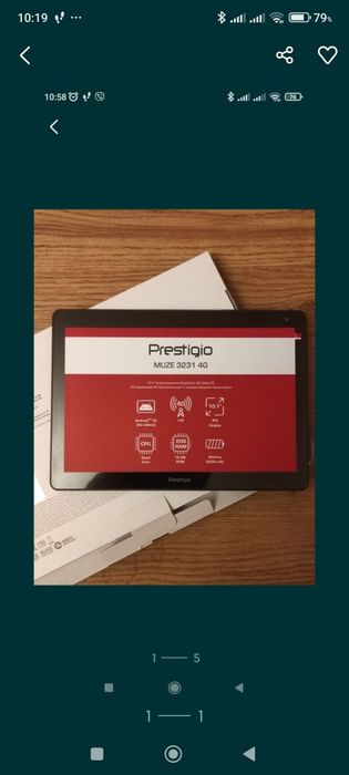 Продам планшет PRESTIGIO MUZE,3231, 2/16, 10.1, 4G,сим карта, б/у.