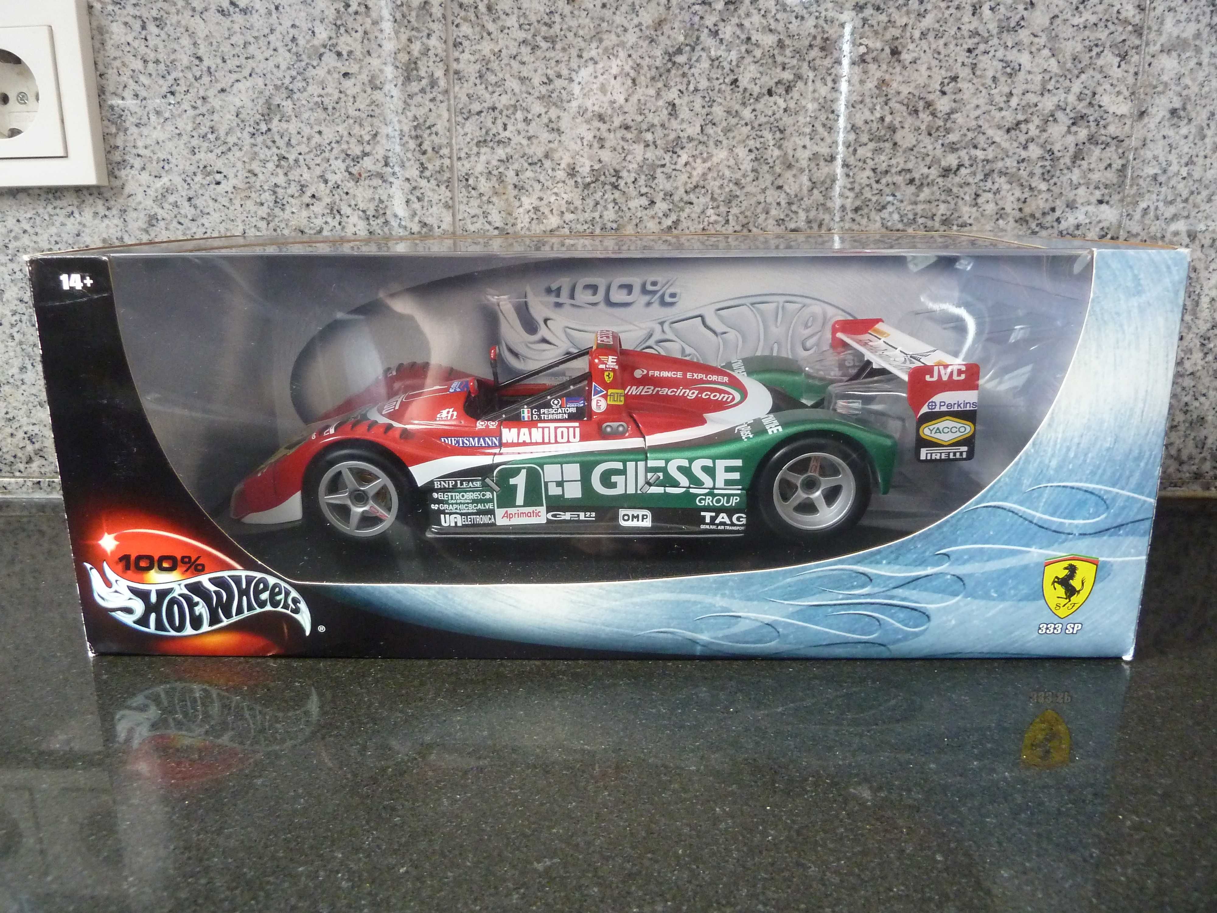 1:18 Hot Wheels, Ferrari 333 SP, AutoArt Minichamps