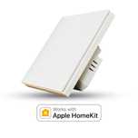 HomeKit выключатель БЕЗ НУЛЯ, и без хаба. Белый пластик
