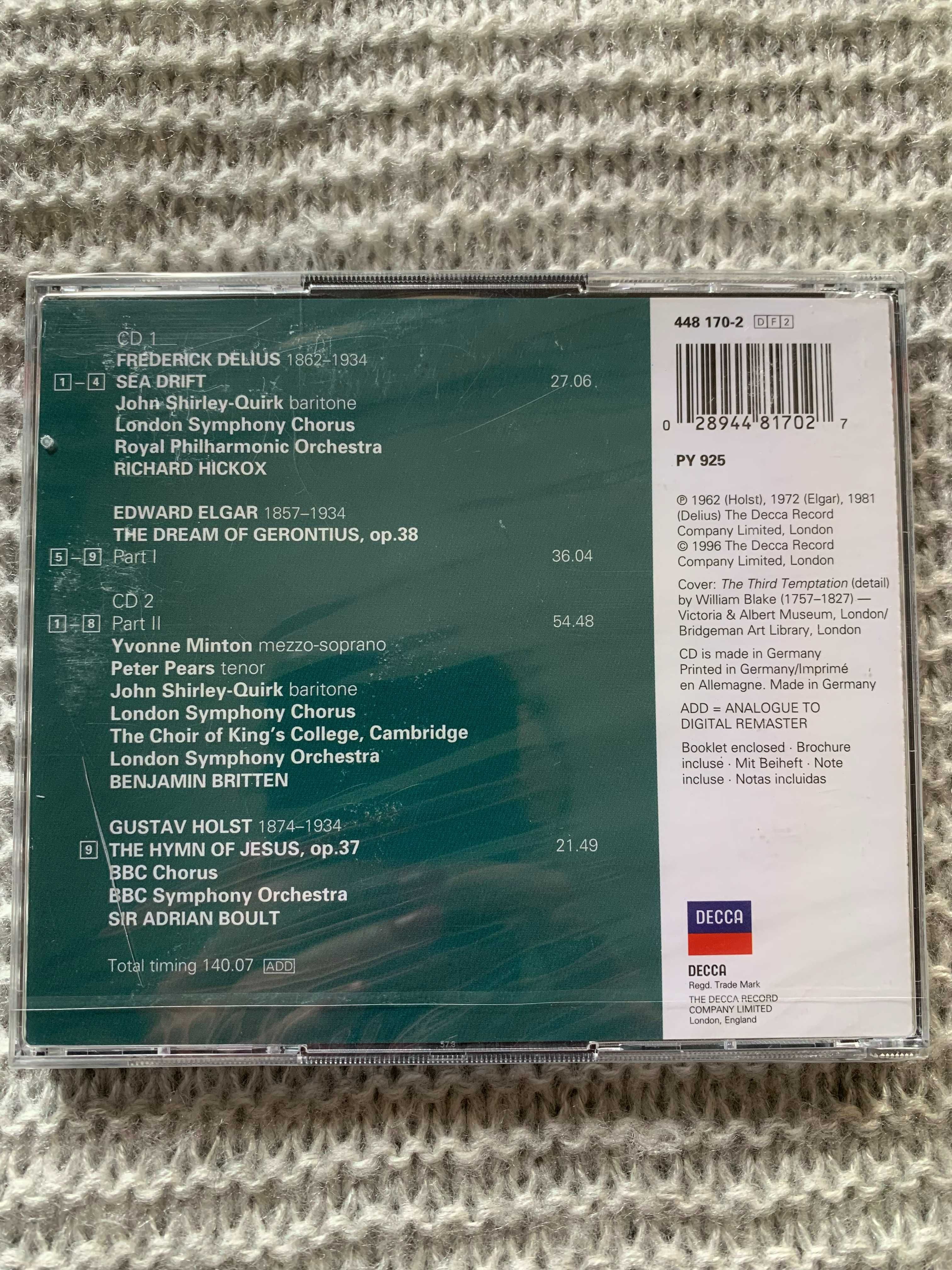 Elgar the Dream of Gerontius  2CD Nowy w folii