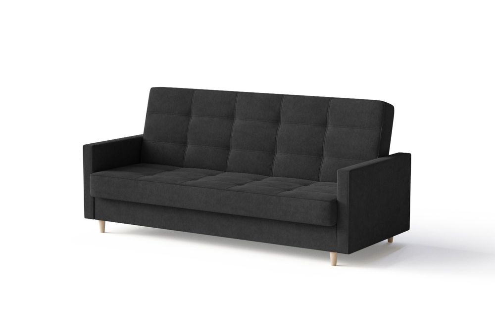 Tania sofa LUMO z funkcją spania i pojemnikiem na pościel