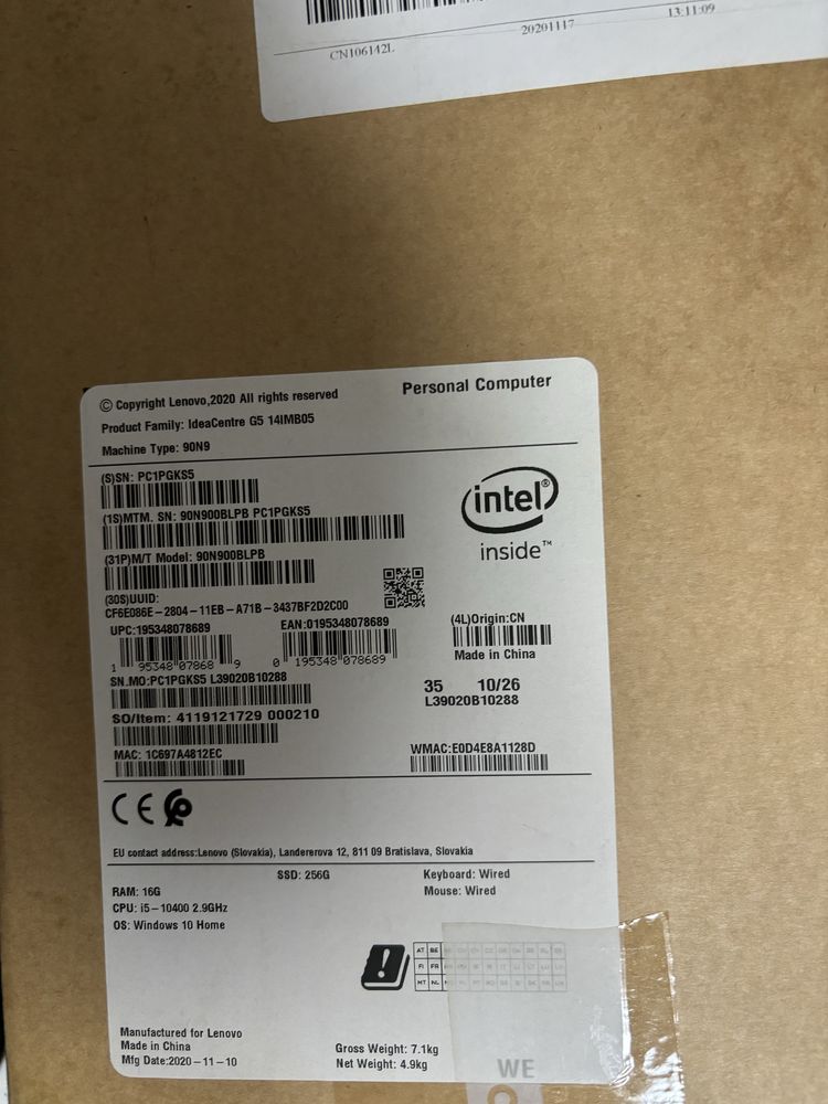 Komputer gamingowy PC Lenovo GTX plus gratisy- Mega Okazja!!!