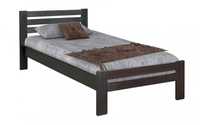 Ліжко з сосни з ламелями 90х200\160х200