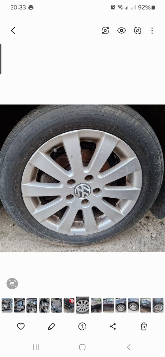 Oryginalne Felgi VW Passat B6 16cali 5x112 4szt