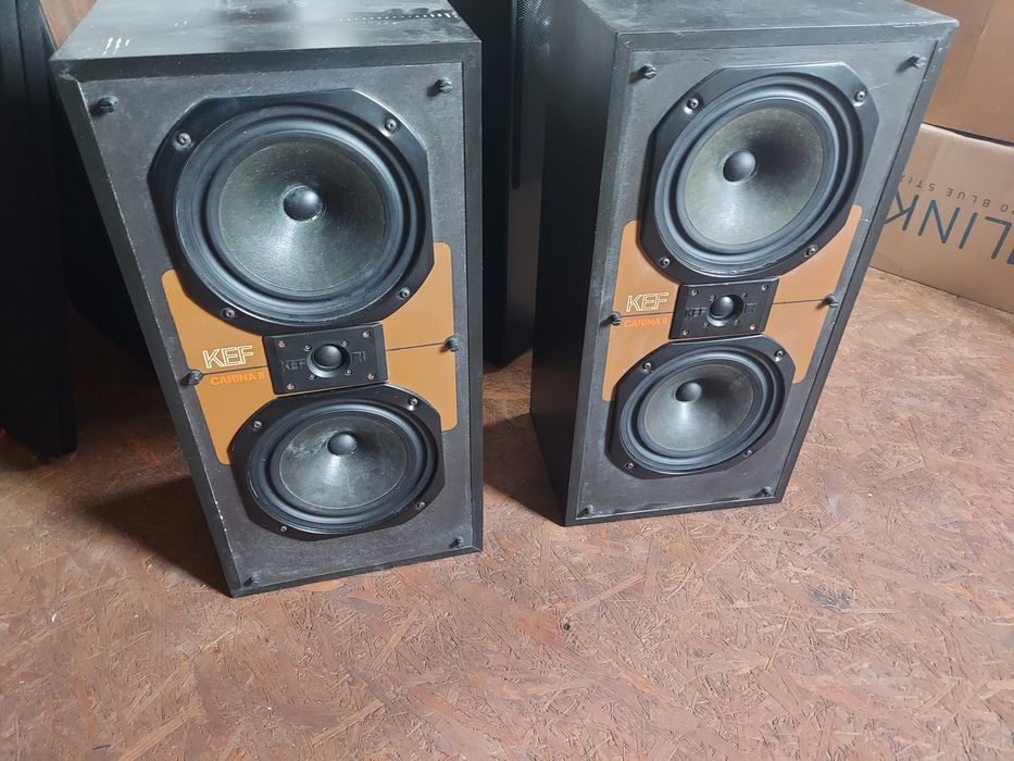 Kolumny podstawkowe KEF  carina II  audifilskie