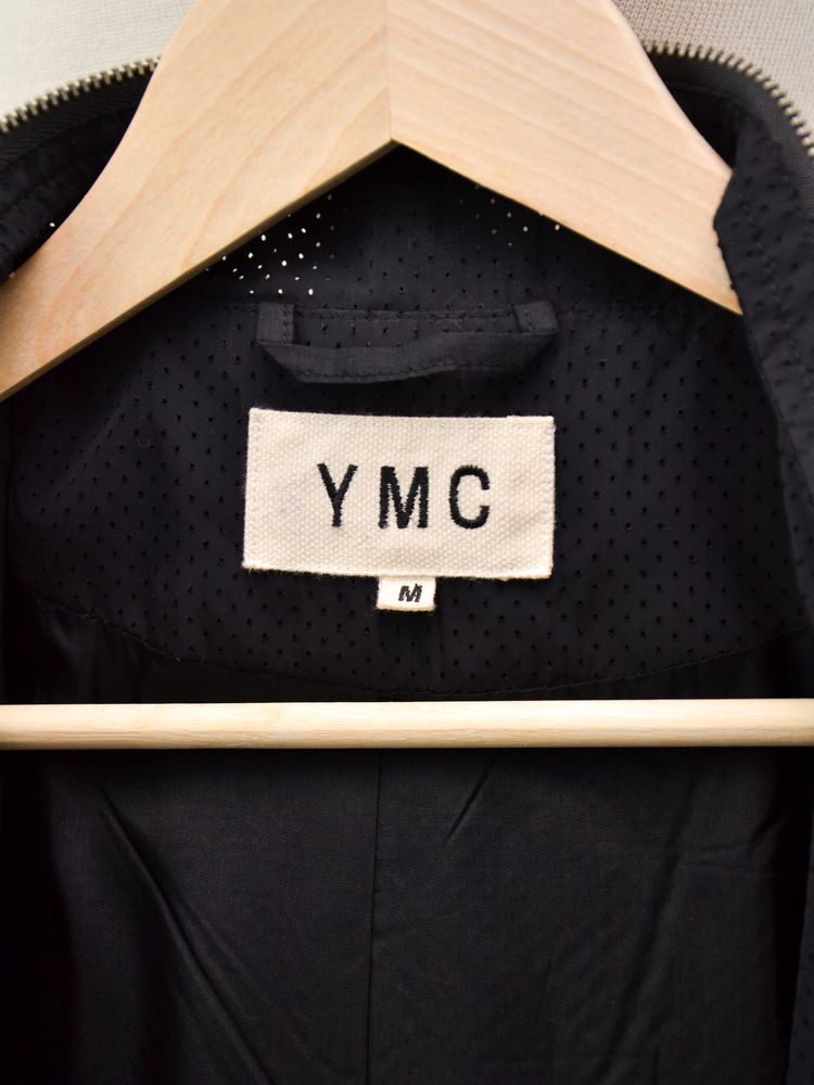 YMC  Куртка з перфорованого нейлону. Мужская черная весенняя куртка