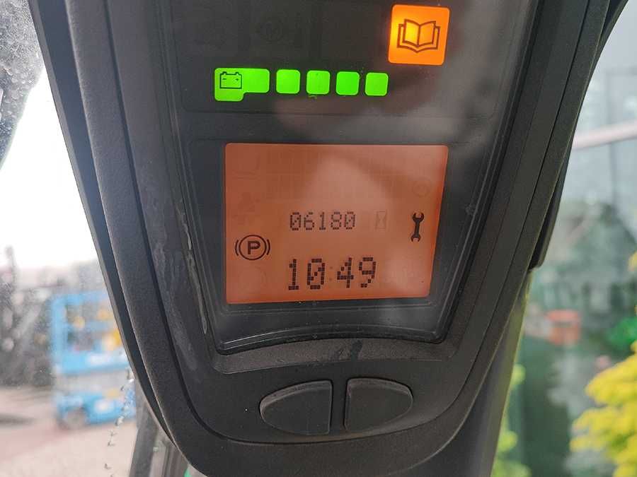 Wózek widłowy elektryczny Linde E18PH-02 triplex 4,62 m 1,8 t 2014