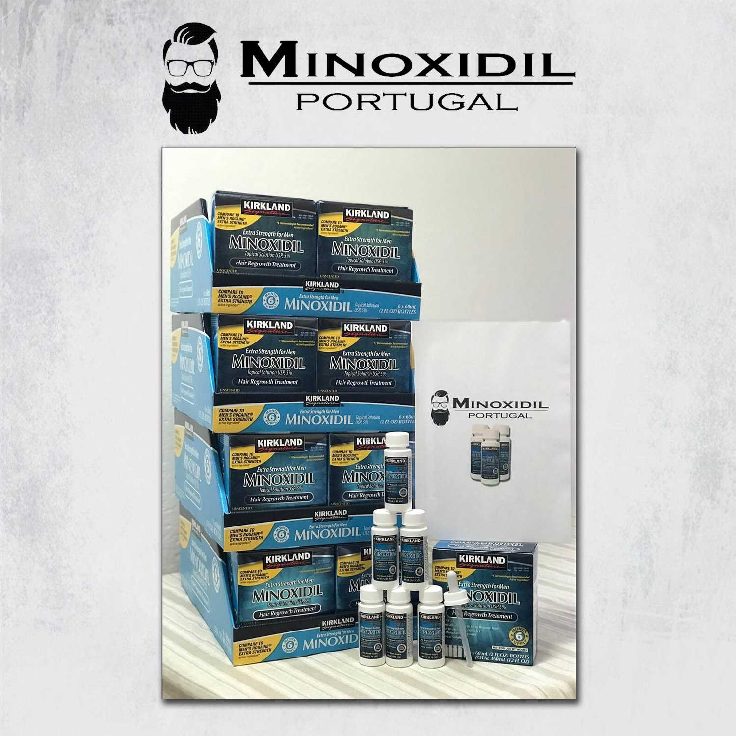 Minoxidil 5% Kirkland | Entrega Grátis