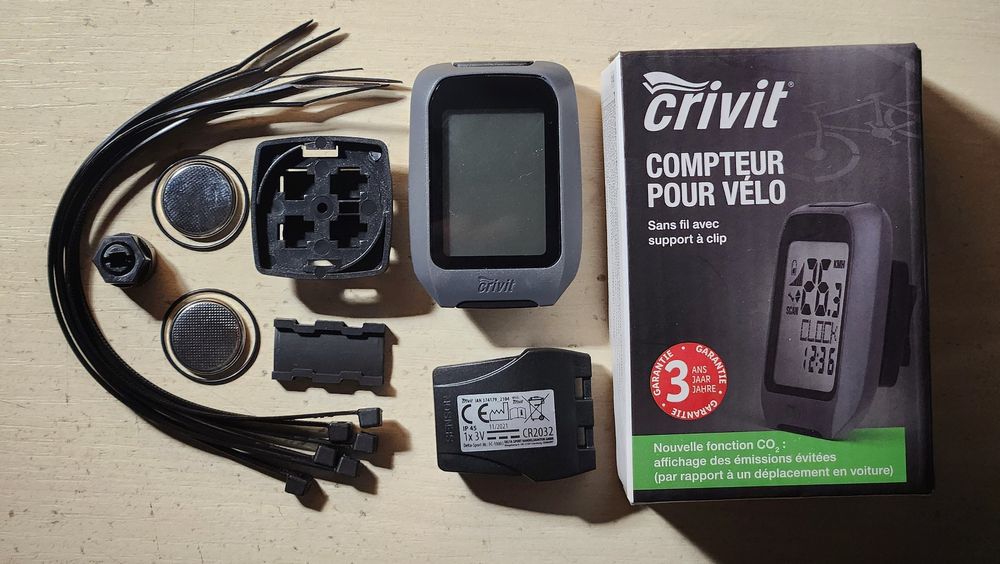 Crivit велокомпютер безпровідний підсвітка