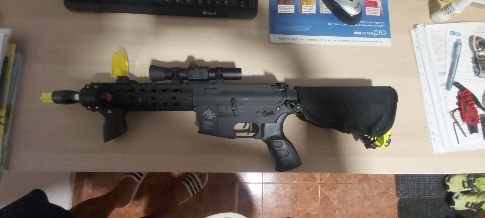 Vendo m4 specna arms varios acessórios