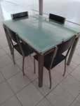 Conjunto mesa cozinha e 4 cadeiras