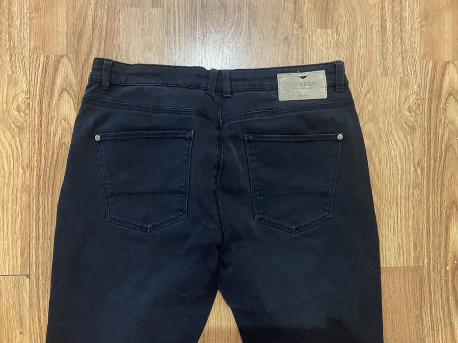 Calças Pretas Pull&Bear