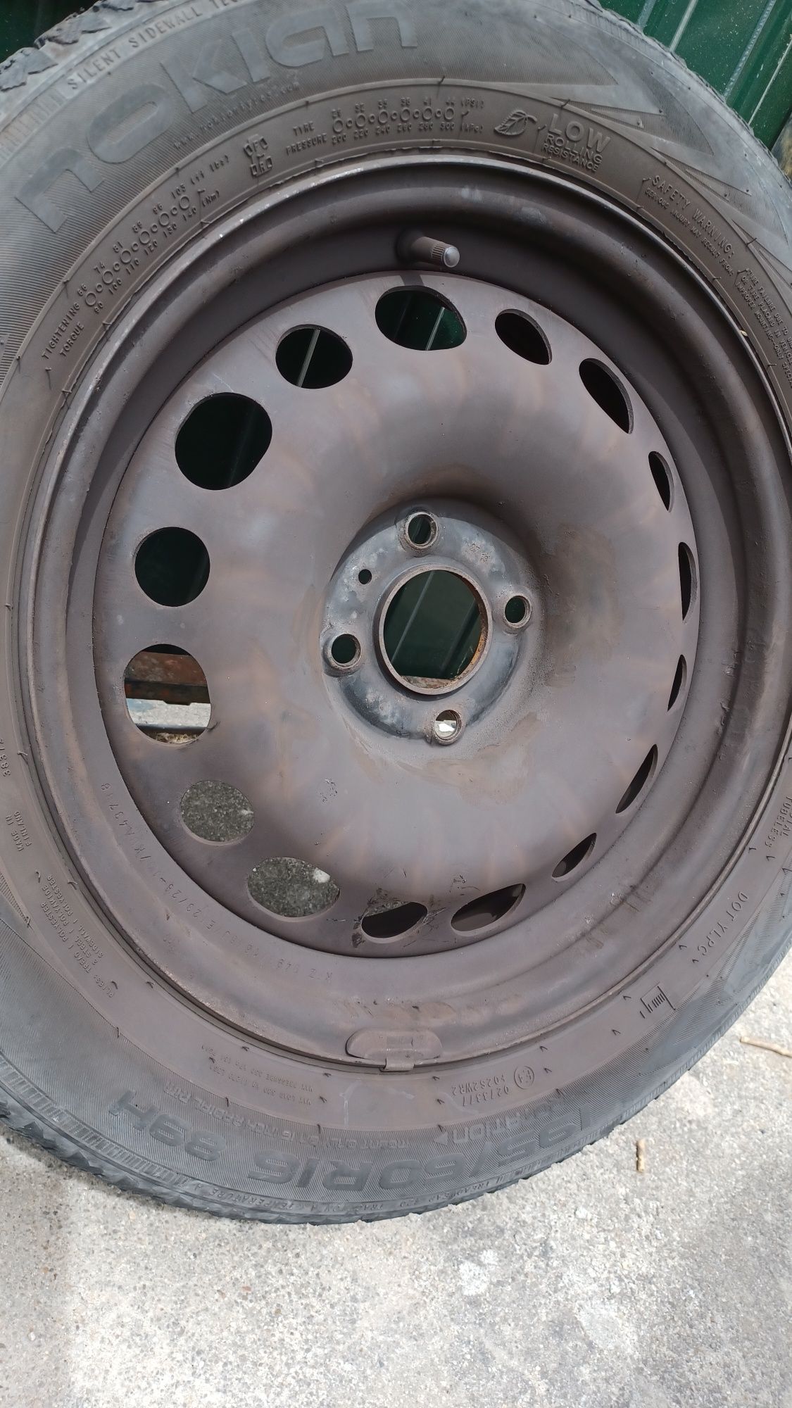4 jantes de ferro 195/60 R15
