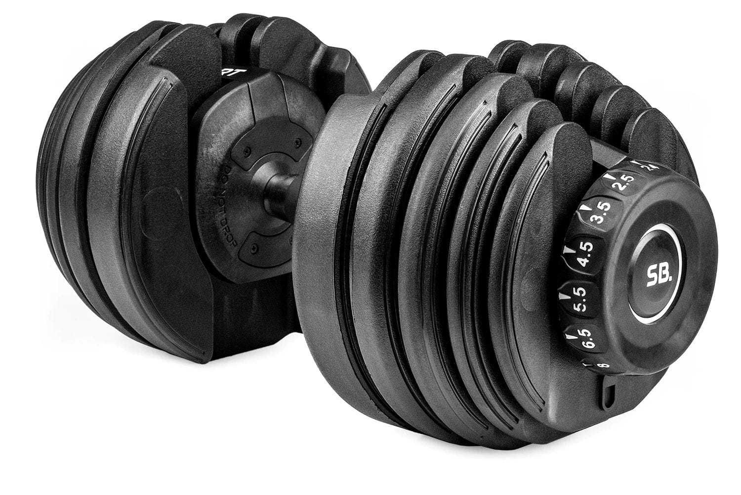 Hantla regulowana 24kg z podstawą HANTLE odważnik Hantel gumowany WR