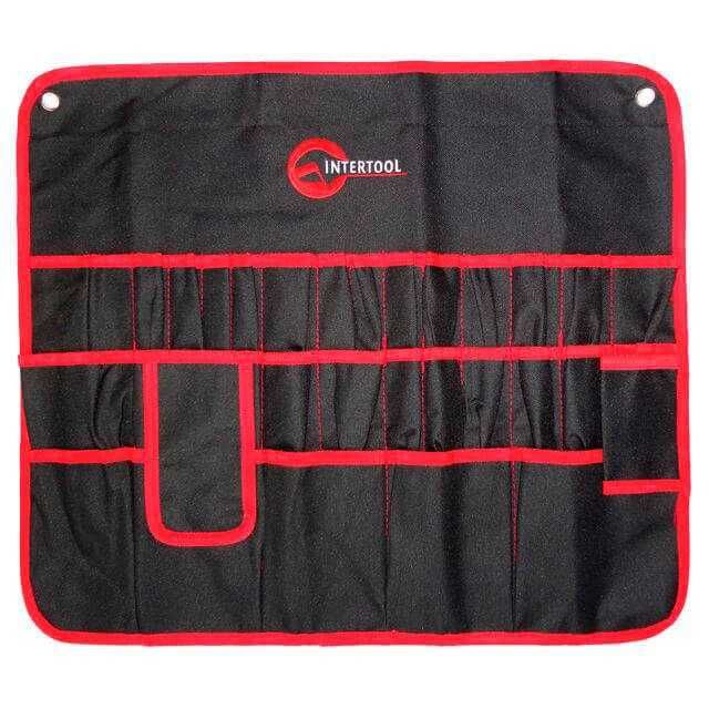 Набір ключів комбінованих 12од  6-22 мм, Cr-V, чохол INTERTOOL XT-1004