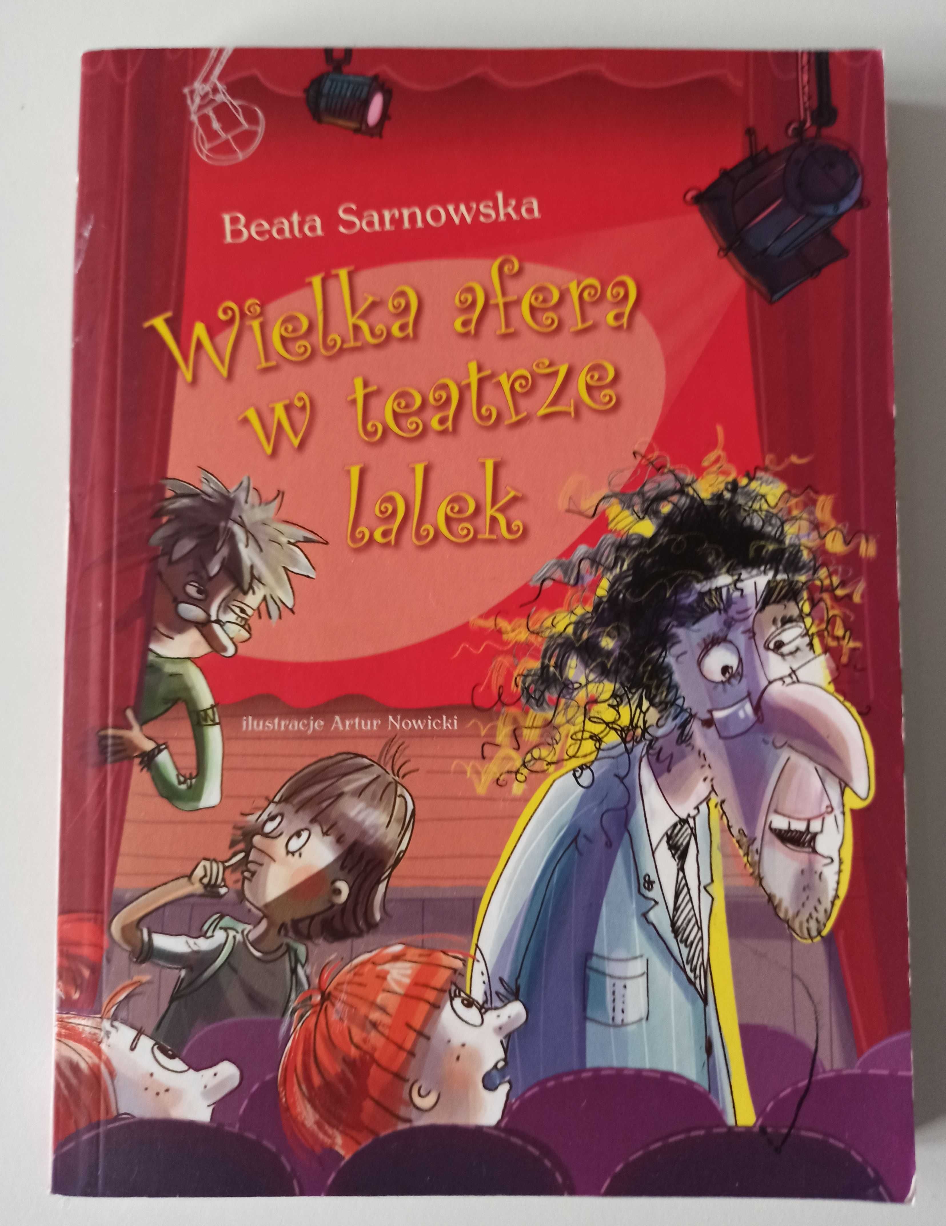 Beata Sarnowska Wielka afera w teatrze lalek książka detektywistyczna