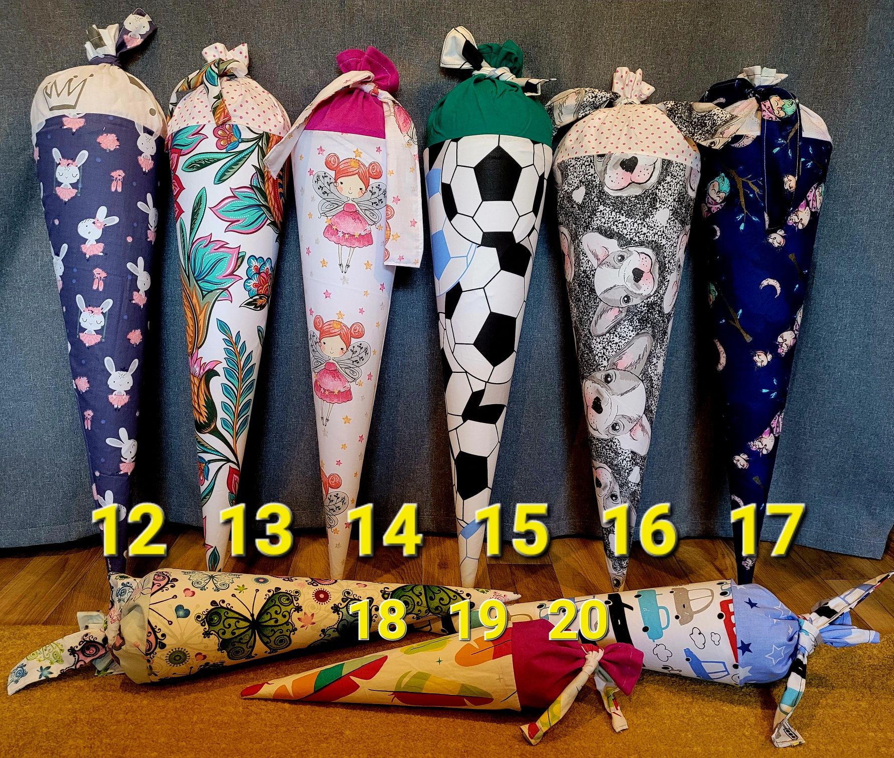 Tyta, róg obfitości dla pierwszoklasisty, studenta. Hand made