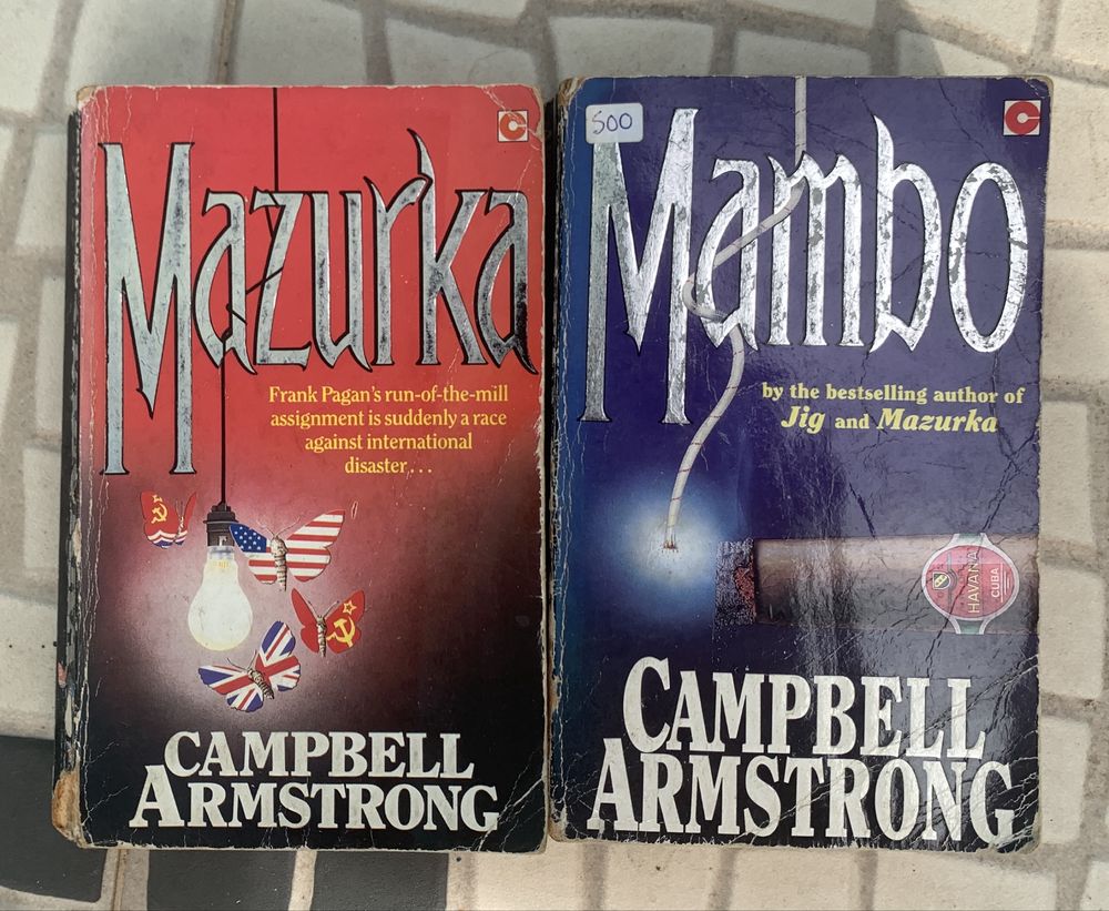 Paperbacks em inglês, segunda-mão