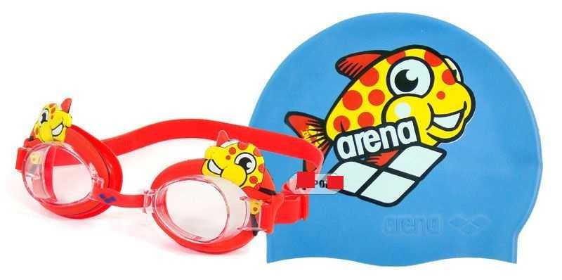 Arena komplet czepek okulary UV