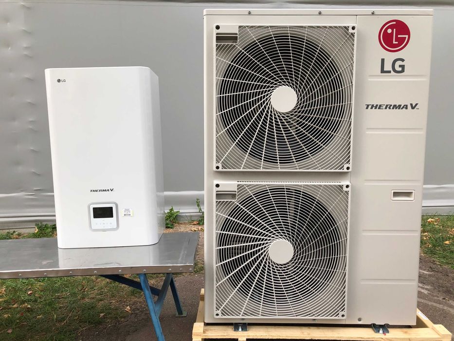 Тепловий насос повітря-вода LG THERMA V HU163MRB.U30/HN1600MC.NK1 16кВ
