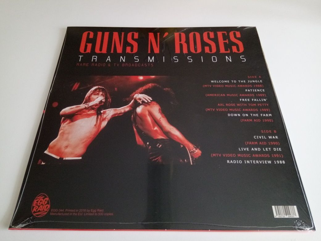 Disco Vinil LP Guns N' Roses ‎– Transmissions: Novo Selado