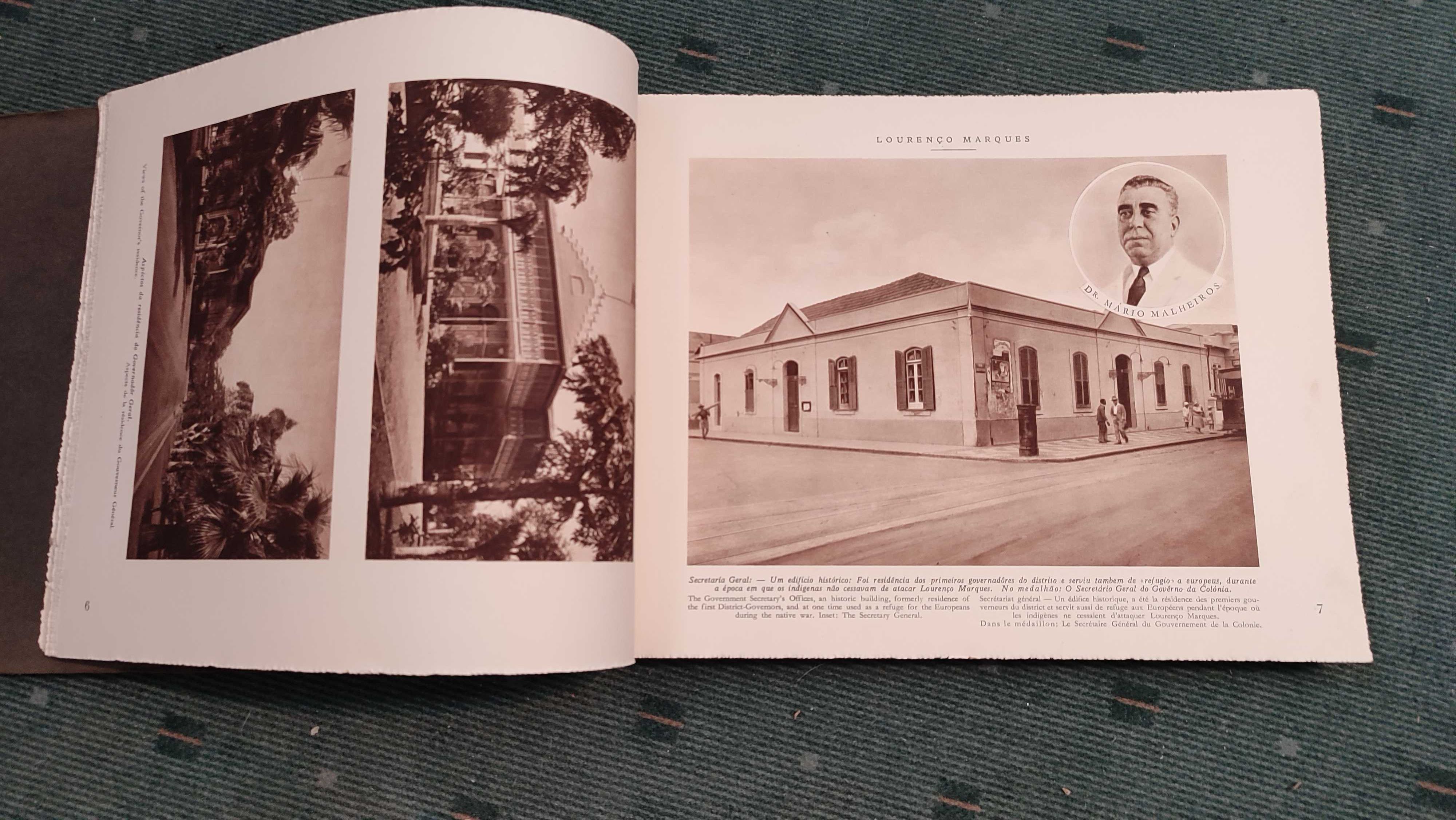 Lourenço Marques Album Nº2-Edificios Públicos, Porto, Caminhos F.-1929