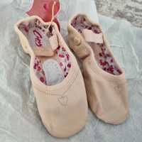 Baletki buty do tańca nowe Capezio Love Ballet skórzane rozm. 28(11M)
