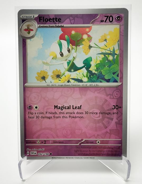 Floette 092/198 reverse holo karta pokemon Scarlet & Violet