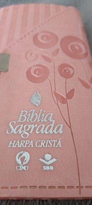 Bíblia Sagrada de bolso cor de rosa Nova