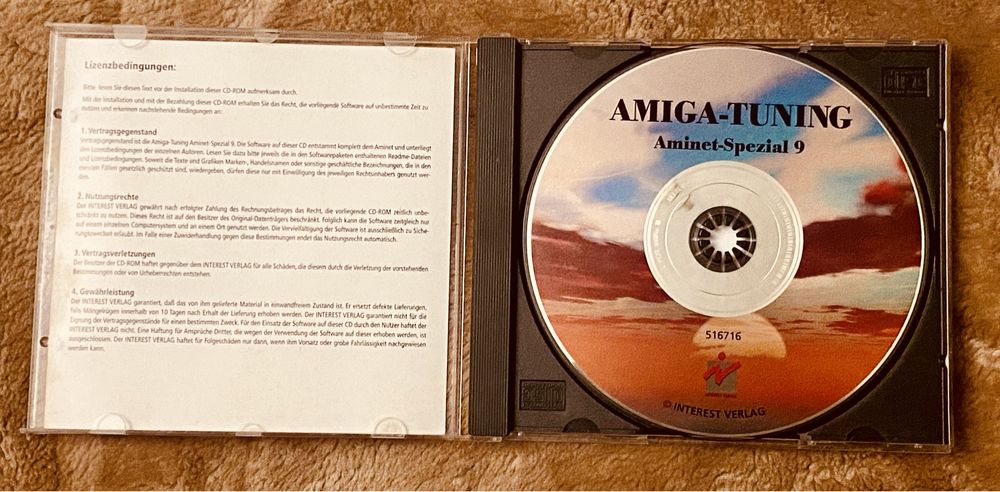 AMIGA - TUNING | Aminet -Spezial 9 | Oryginalna Plyta Cd-Rom