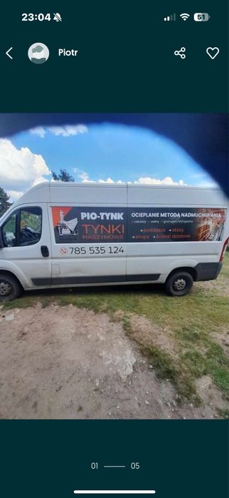 Wdmuchiwanie wełny / celulozy