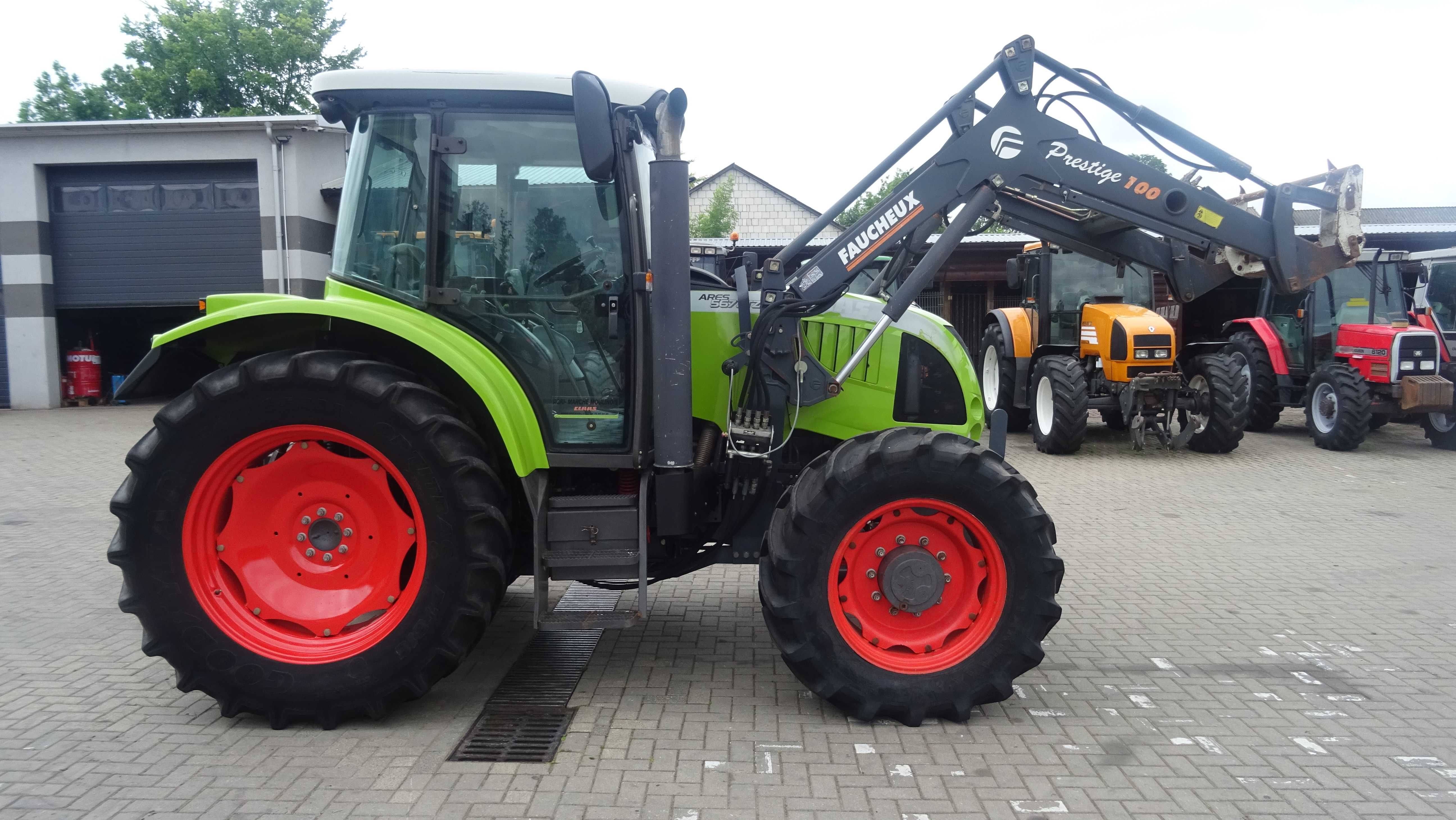 Class Ares 567ATZ SPROWADZONY ładowacz miękka oś 2008r