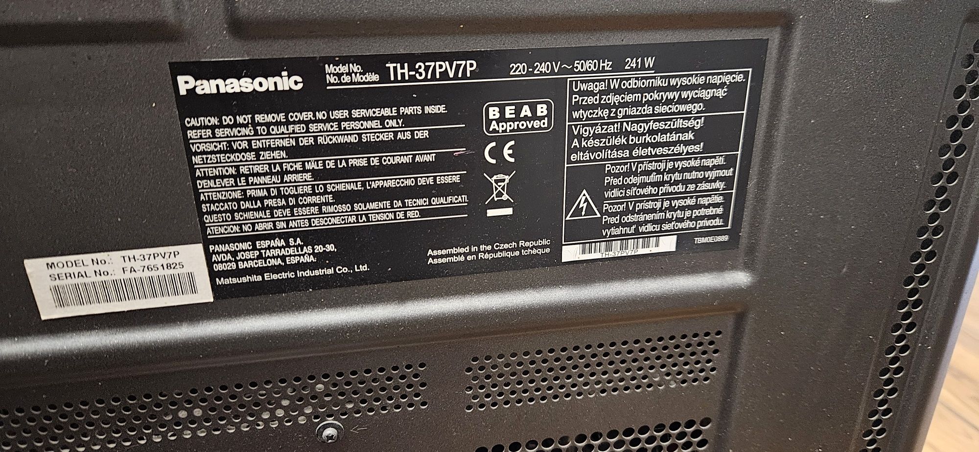 Telewizor panasonic plazma