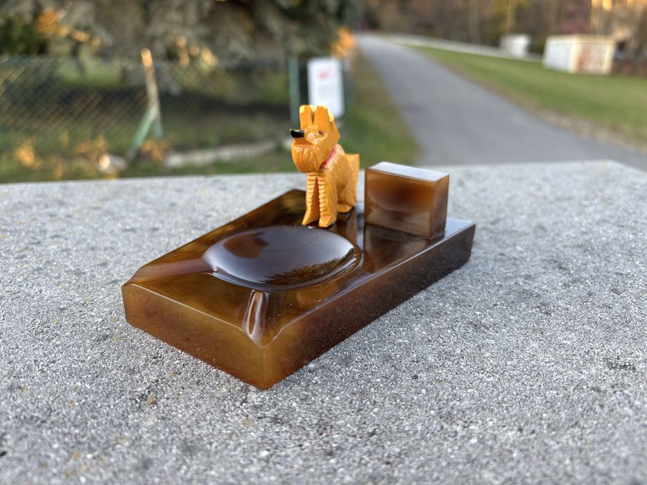 Popielniczka Bakelit Art Deco vintage design